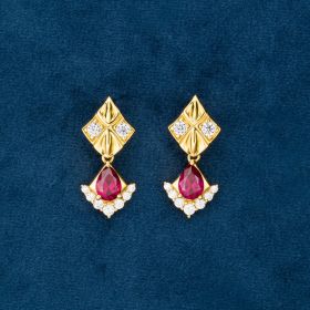 A pair of light luxury fashion earrings