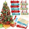 40 Pcs Christmas Gift Boxes with Ribbon