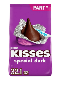 Hershey's Kisses Special Dark Mildly Sweet Chocolate Candy
