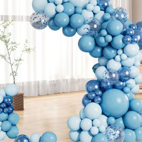 Blue Balloon  Garland Kit, Confetti Balloons, Blue Balloons for Parties