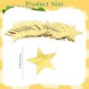 Star Garland, Glitter Gold Star Garland Banner