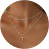 Lxalry Elegant Handmade  Cross Necklace for Women