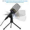 Pro Condenser Microphone with Tripod Stand Audio, Recording