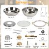 Chafing Dish Buffet Set 4 Round Buffet Servers Food Warmer