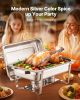 Chafing Dish Buffet Set, 8 Qt 6 Pack