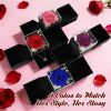 Preserved Real Rose Gift Box with Heart Necklace