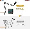 5 Core Professional Microphone Arm Stand, Pop Filter