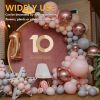 7.2FT Gold Round Backdrop Stand: Ideal for Weddings, Frame for Balloon Arches
