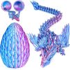 3D Printed Dragon Eggs with Articulated Fly Dragon Inside