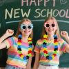 Colorful Hawaiian Leis Back to School Party Photo Booth Prop