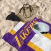 Los Angeles Lakers NBA Zone Read Beach Towel 30 x 60 inches