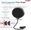 5 Core Professional Microphone Arm Stand, Pop Filter
