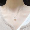 Lxalry Handmade Imitation Light Bulb Pearl Pendant Necklace