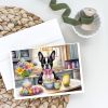Decorating Easter Boston Terrier Greeting Cards