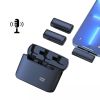 Dual Wireless Lavalier Microphone For IPhone IPad, Live Stream