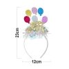 Grevosea Birthday Crown Headband Happy Birthday Party