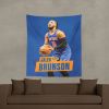 New York Knicks Jalen Brunson NBA Wall Hanging 50X60 Inches