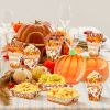 134 Pcs Thanksgiving Party Tableware Set