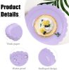 50 Pieces Light Purple Paper Plates