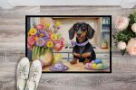 NEW Decorating Easter Dachshund Doormat