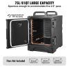 Insulated Food Pan Carrier Stackable Catering Dishbox 81QT