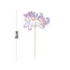 12Pack Unicorn Cupcake Toppers