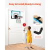 Kids Basketball Hoop, Mini Basketball Goal with Electronic Scoreboard, Over The Door Basketball Hoop with Scoring & Music Accompaniment Functions