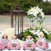 20 Pcs DIY Wedding Favors Candy Boxes with Ribbon Bow