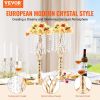 VEVOR 2PCS 55cm/21.65' Tall Crystal Wedding Flower Stand Vase