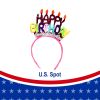 Grevosea Birthday Crown Headband Happy Birthday Accessory