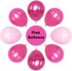 Pink Balloons, 67pcs 12 Inch Hot Pink Balloons, Birthday
