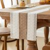 Boho Table Runner for Home Decor with Out Tassels
