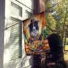 Border Collie Thanksgiving House Flag Large Porch Sleeve Pole