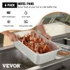 VEVOR 6 Pack Steam Table Pans 20.9 x 12.8 x 5.9 Inch Deep