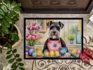 NEW Decorating Easter Schnauzer Doormat Front Door Mat
