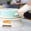Cake Turntable with Lock Switch and Scale Mark