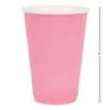 Celebrate Disposable Plastic Party Cups, Lovely Pink, 16 oz