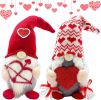 Valentines Day Lighted Gnomes for Home Décor