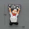 6pcs, Cute Cartoon Chef Refrigerator Magnets