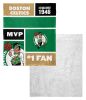 NBA Colorblock Silk Touch Sherpa Throw Blanket, Boston Celtics