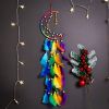Colorful Dream Catcher; Creative Bead Moon Dreamcatcher