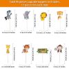 72 Pcs Safari Animal Party Sets