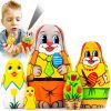 Easter Nesting Dolls Set 5 pcs