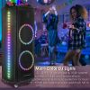 Portable Wireless Party Speaker Colorful Lights DJ PA System.