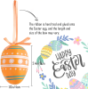 Easter Hanging Eggs, Multicolored Plastic Egg Tree
