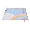 Baby Play Gym Mat, Tummy Time Mat with 6 Sensory Toys