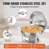 VEVOR Chafing Dish Buffet Set, 6 Qt 4 Pack