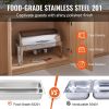 VEVOR Roll Chafing Dish Buffet Complete Set, 8 Qt Stainless Steel