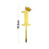 12pcs Number 1 Crown Cake Topper
