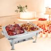 SOGA 4.5L Dual Tray Stainless Steel Chafing Food Warmer